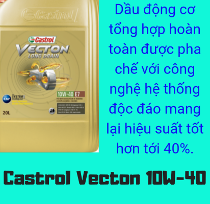 Comprar Castrol Vecton LONG DRAIN 10W40 E7