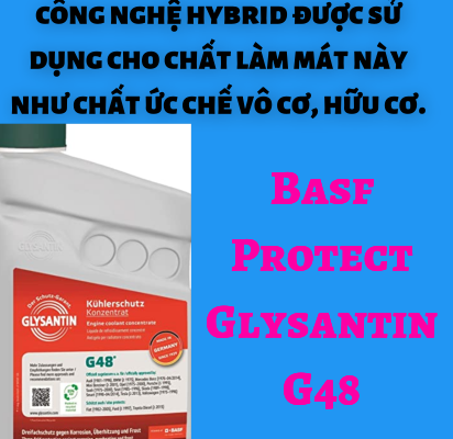 Basf Protect Glysantin G48 nước làm mát cao cấp có chứa silicat - Nhà phân  phối dầu mỡ công nghiệp